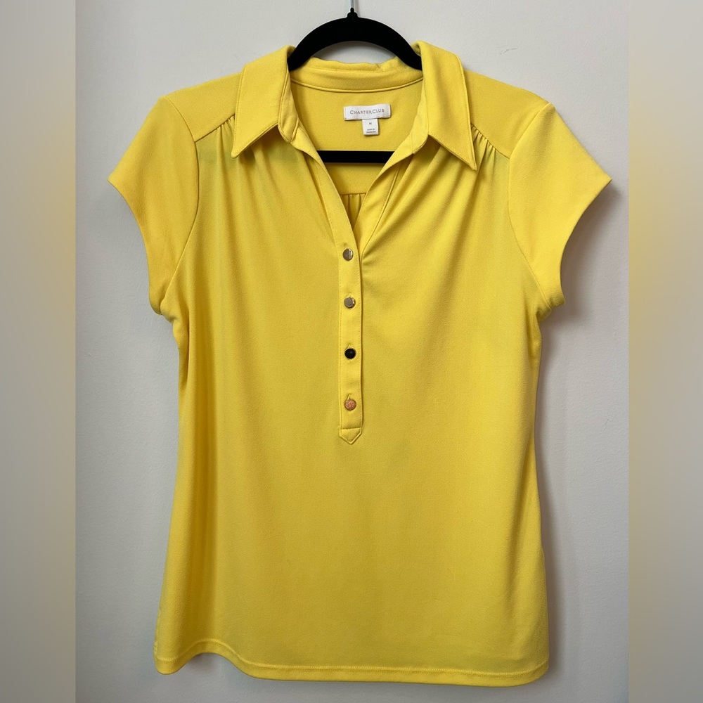 Charter Club cap sleeve blouse (NWOT)